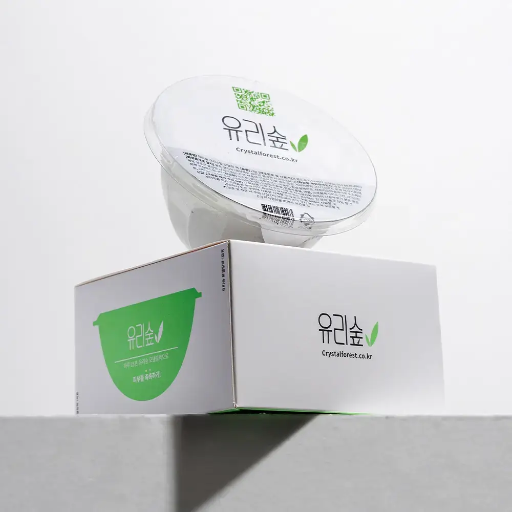 [모공개선] 유리숲 모델링팩 1회분